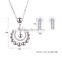 Wholesale Latest Design Fashion Necklaces Women Luxury Statement Diamond Jewelry Set SKJT0551