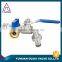 TMOK1/2"brass materal washing machine bibcock double faucet