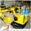 Shopping mall amusement kiddie rides coin operated excavator for children
