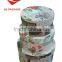 nested round paper gift box with hot-stamping