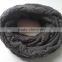 Women's Hot Fashion Girl's Soft Chunky Acrylic Knitted Neck Warmer Round Scarf With Lace Trims