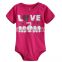 2016 wholesale love mon logo baby clothing baby romper baby romper set Infants toddlers clothing