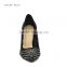 europe brands genuine leather bridal rivet shoes for wedding