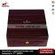 High gloss customized MDF wood wedding business card box for storage