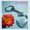 Fashion Love Gift Crystal Heart Shape Keychain