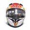2016 new design full face motorcycle helmet ABS material with double visor