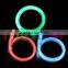 led fiber material blinking luminous flashing plastic bracelet