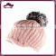 Wholesale newest knitting beret with fur pom