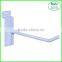 White Hooks Slatwall Hooks Slat Board Wall Shelf Retail Shelving Display