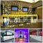 Solid Surface finish High glossy pure color elegant design hotel restaurant bar counter