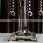 beautiful fashion tall modern crystal glass flower stand designs
