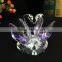 Elegant crystal swan gifts and crafts for wedding souvenir