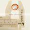 Natural mop shell button with coated round rid