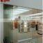 Paired sliding folding glass partition wall