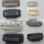 snap comb clips hair extension metal clips clip in hair extension clips