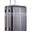 Decent Al luggage and shinny ABS+PC aluminum frame colourful trolley luggage