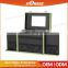 Easy Carrying Green Cheap Professional Makeup Case Pvc with Drawers