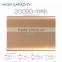 full battery capacity 20000mah protable power bank