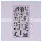China customized creative clear stamps wholesale, scrapbooking clear stamps