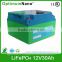 UN 38.3 12v 30ah lifepo4 battery for integrated light