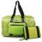 Reusable Polyester fashion Foldable Travel Bags with strong handle