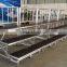 Customized 6061-T6 folding three layers aluminum Plywood Platform stage for group photo taken