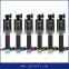 Extendable black wireless monopod selfie stick monopod wholesale selfie stick
