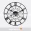 DEHENG 20 inch big size iron outdoor floor wall clock