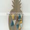lovely pineapple shape wholesale wooden wall clock