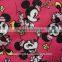 cute mickey minnie mouse print oxford fabric for school bag shopping bag