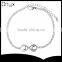925 sterling silver letter x mystery symbol bracelet for women