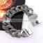 Silver charm titanium magnetic steel bracelet