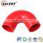 standard 35mm reinforced automotive Red flexible 135 degree silicone elbow hose
