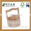 China supply FSC fancy design wooden bucket