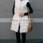 Korean fashion long style lamb fur vest for women