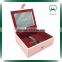 Cloth High end luxury wooden box with clear window