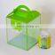 hot sell customized plastic transparent case square