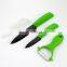 CK-6036 Hot Sale 2 Pcs Kitchen Knife Set With Peeling Ceramic Kitchen Knife Set