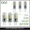 2700K 2W 12VAC DC COB LED G4