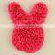 Easter Day's Chiffon Decoration Shabby Chiffon Rabbit Trim In Stock, Shabby Flower By Piece