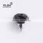 zhuhai company 45 mm black color polished chrome finish crystal pulls for cabinets