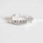 925 sterling silver feather ring adjustable ring fashion women ring jewelry supplies 6260551