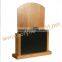 wood chalkboard/wooden menu holder with chalkboard for european