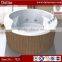 European style popular comforter set outdoor bathtub wood, balboa hot tub, round hot tub with skirt panel