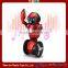 Intelligent gravity sensor radio control style robot toy with two wheels to walk upright