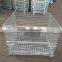 Stackable Iron Industrial Metal Wire Mesh Container Storage Container