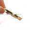 Custom Logo Brass Metal Zipper Slider For Bag