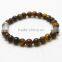 tiger eye beads bracelets with charms