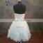 2016 Yiai Short Wedding Dress True Pictures With Flower Ball Gown