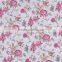 Customized flower design polyester printed bedsheet fabric